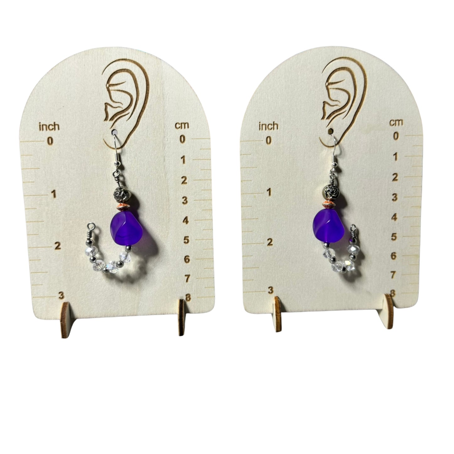 Violet Moon Earrings | Handmade Earrings