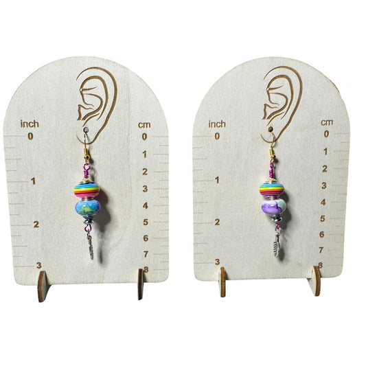 Rainbow Breeze Earrings | Handmade Dangle Earrings