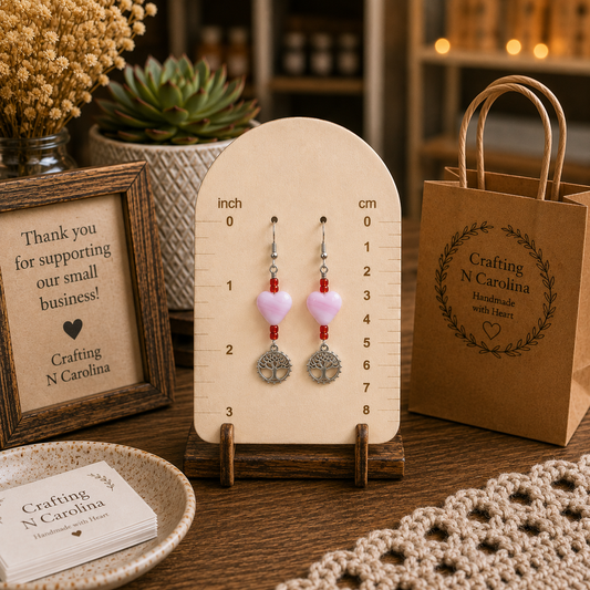 Hearts & Roots Handmade Earrings